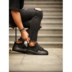 602 BLACK AND BLACK SUEDE